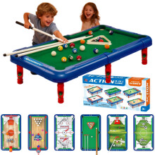 6-in-1-Multifunktionsspieltisch, tragbares Familienspielset