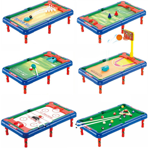 6-in-1 Multi Game Table Portable Family-Friendly 2