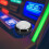ibasenice Push Button Game Machine Accessory White ABS for Home Use Pack 7