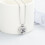 Κολιέ με τεφροδόχο καρδιάς για στάχτες από κοσμήματα αποτέφρωσης 5