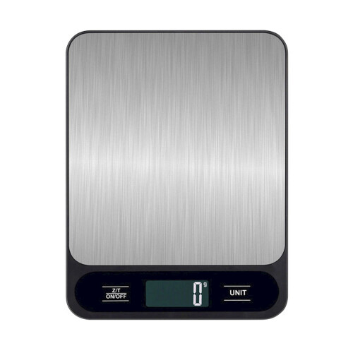 High Capacity Kitchen Scale | 22lb Premium Digital Scale with Grams/Ounces & Stainless Platform