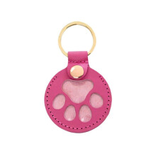 Pu Leather Pet Memorial Keychain for Cat and Dog Owners: Refillable for Pet Hair Storage, Portable and Multi - use