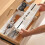 Expandable Drawer Organizer Plastic Adjustable 2 Pack 8