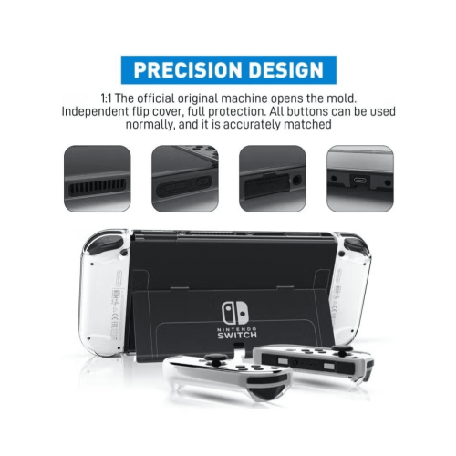 Nintendo Switch OLED-skyddsfodral PC-material stötsäkert 2