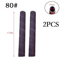 Sanding Drum Sleeves 4.5 Inch 80/150/240 Grit 2 Pcs