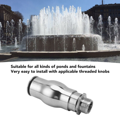 304 Stainless Frothy Nozzle G1.5in 90 Sprayer 2