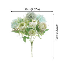 2026Nouvelles roses artificielles, fleurs de simulation, bouquets de mariage, fausses roses en soie, bouquet noué à la main, roses