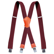 Mens Suspenders X Back Shoulder Strap, Men'S X-Back Suspenders with 4 Clips Adjustable for Work Pants Jeans Comfortable Fit, F, by