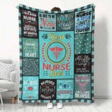 Flannel Throw Blanket Quilted Soft Asian Print 200-250 GSM