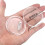Clear Button Badges 75mm 10 pcs with Pin 1
