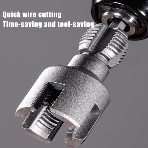 Dual-Function Pipe Tapping & Threading Tool for 1/2" & 3/4" Plastic Water Pipes – Internal & External Thread Cutter, Wear-Resistant 2
