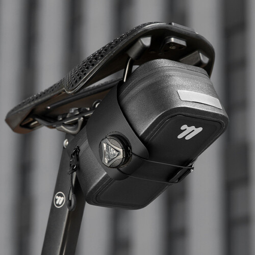 (Black) Sac de Selle Vélo Imperméable, Grande Capacité 1