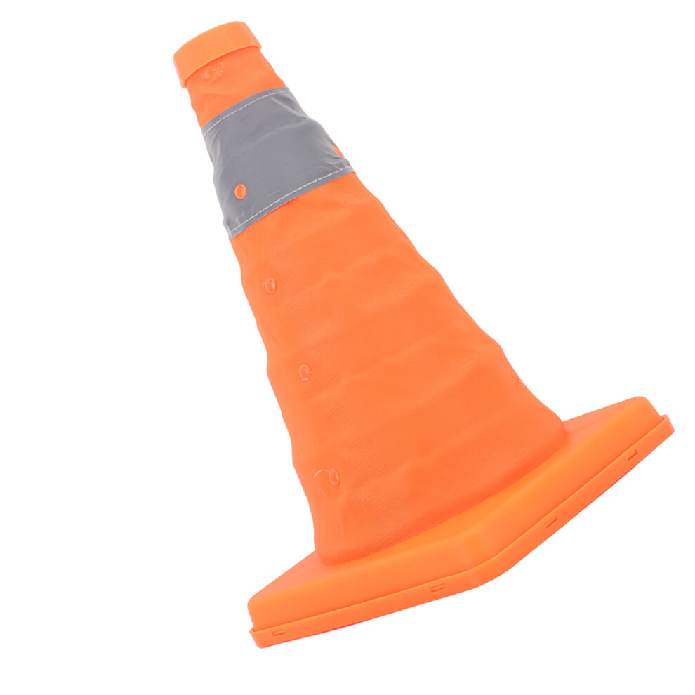 Foldable Reflective Traffic Cone 30Cm Reinforced Base Safety Cone 8781387595052