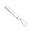 Portable Keychain Cigarette Case 5.5mm 10pcs Silver 13