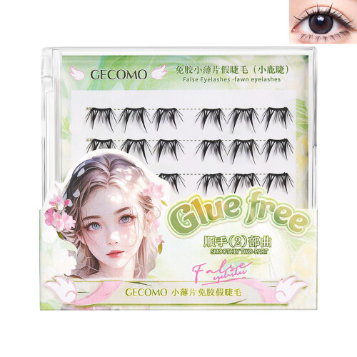 (1) Glued Lash Clusters for Women, Work & Parties 2