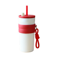 Large Capacity Leak-Proof Hydration Bottle, Heat-Resistant Plastic Straw Cup, Portable Drink Container for Outdoor & Sports