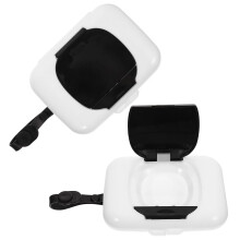 ibasenice Portable Wipe Dispenser Multi-Color Silicone PP for Easy Travel Use 2Pcs