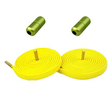lulshou Color Metal Capsule Shoelace Child Adult Tying-Free Elastic Shoelaces
