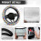 Daisy Fuzzy Multicolor Steering Wheel Cover Flannel 4