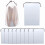 Clear Waterproof PE Frosted Drawstring Bags 10 pcs 1