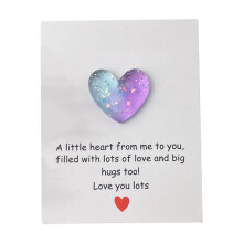 Valentine's Cards for Kids – Heart-shaped Gemstone Gradient, Gift Exchange for Boys, Girls, Toddlers – Classroom Party Favor – Compatible with