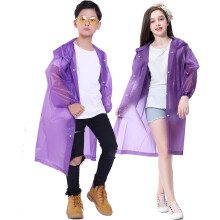 Kids Rain Jacket, 2 Pack Rain Ponchos for Kids - Reusable Raincoats for Boys and Girls Waterproof Outdoor Rain Gear