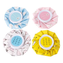 HYROOY 450ml Small Round Hot Water Bottle Bag Winter Relaxing Heat Warmer PVC+PP