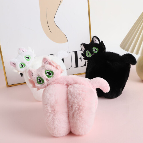 Warm earmuffs winter ear protectors cute cat ear hat 1