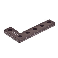 Woodworking Center Scriber 90 Degree Angle Ruler Aluminum Alloy Precision Square Edge Carpentry Marking Tool Measuring Aids For Woodworking