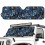 Blue Hunting Forest Windshield Sunshade UV Heat Protection 2