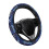 Fluffy Blue Dragonfly Steering Wheel Cover Flannel 1-Pack 6
