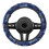 Fluffy Blue Dragonfly Steering Wheel Cover Flannel 1-Pack 8