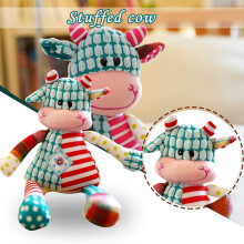 Bambola di stoffa puzzle da 30 cm - Morbido peluche per un sonno confortevole, ideale per compleanni e Natale, multicolore, compatibile con i regali