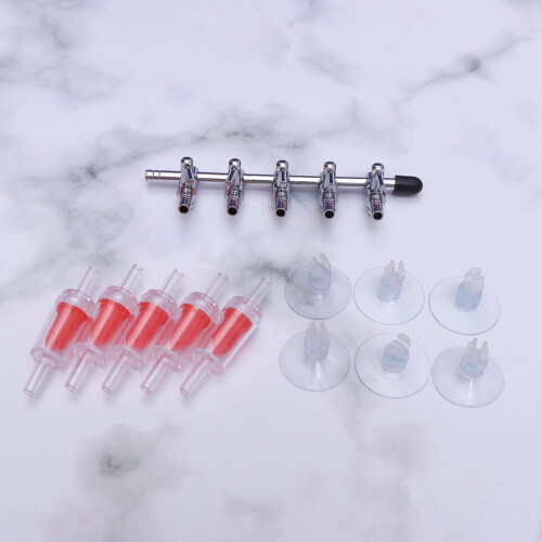 1Set Aquarium Air Pump Control Valve Assorted.3x1.4x1.4in 1