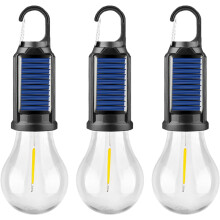 Lampe de tente solaire LED rechargeable USB (1 pièce)