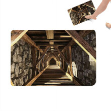 Tapis à illusion d'optique 3D, paillasson antidérapant 40 x 60 cm, tapis de sol réaliste avec motif de trous profonds pour l'intérieur, le