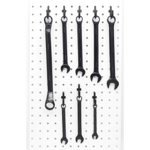 Pegboard Hooks Kit Pegboard J Hook Assortment 100PK Black Peg Hooks 1