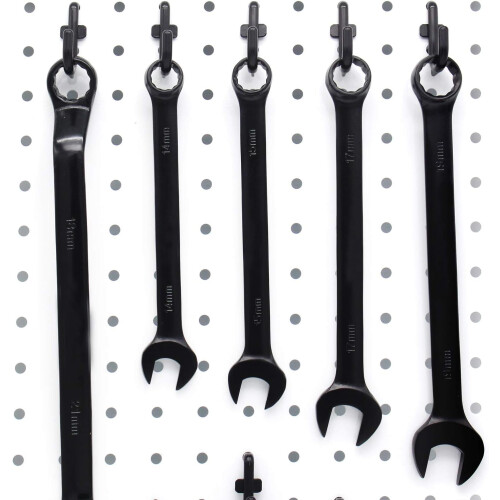 Pegboard Hooks Kit Pegboard J Hook Assortment 100PK Black Peg Hooks 2