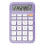 12-Digit Pocket Calculator with Note Pad - Purple 2