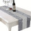 Polyester Table Runner with Rhinestones, Solid Color Modern Design for Dining Table & Room Decor 1