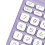 12-Digit Pocket Calculator with Note Pad - Purple 7