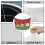 Car Hood Cover Christmas Design Elastic Polyester for 6