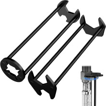 Lot de 2 clés multifonctions pour lavabo et évier, outil de plombier universel à 7 faces et rotation à 360, pour espaces restreints sous