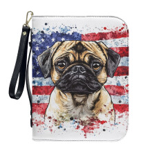 American Flag PU Leather Bible Cover for Women & Men – 2XL Multifunctional Carrying Case with Handle, Compatible with Standard Bibles