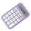 12-Digit Pocket Calculator with Note Pad - Purple 12