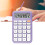 12-Digit Pocket Calculator with Note Pad - Purple 9