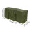 Sac de rangement imperméable pour coussin de patio, fermeture éclair robuste de 122 cm 4