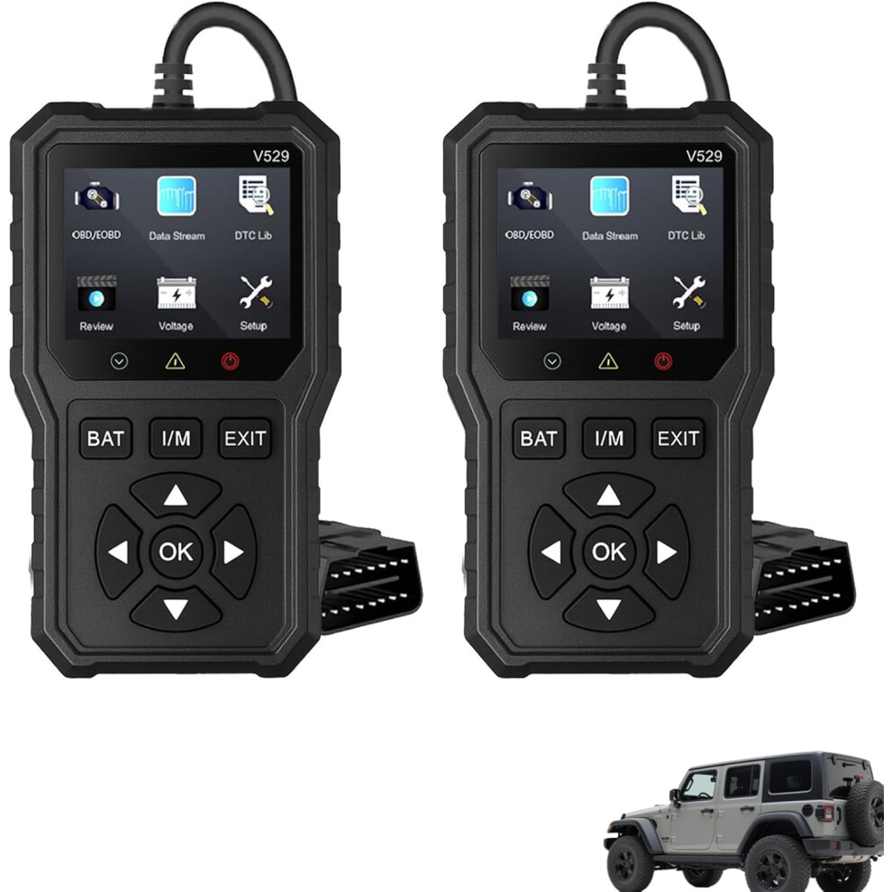 Professional Obd2 Scanner With 3.5" Color Screen, Clear/Reset Engine Codes, Plug-And-Play Â Compatible With Cars & Trucks 9027700612570