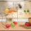 Pantry Unit Double Storage Rack Shelves Fruit Basket Kitchen 7