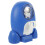 Sparschwein, blau, Kunststoff, Geburtstag, 1er-Pack 6